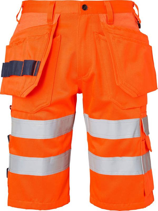 195 Kurze Handwerker Hose, Unisex, Fluoreszierendes orange, 58