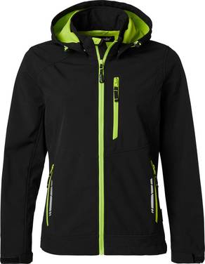 352 Softshell Jacke, Damen, schwarz, XS