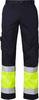 2070 Arbeitshose, Unisex, navy blau/Fluoreszierendes gelb, 25
