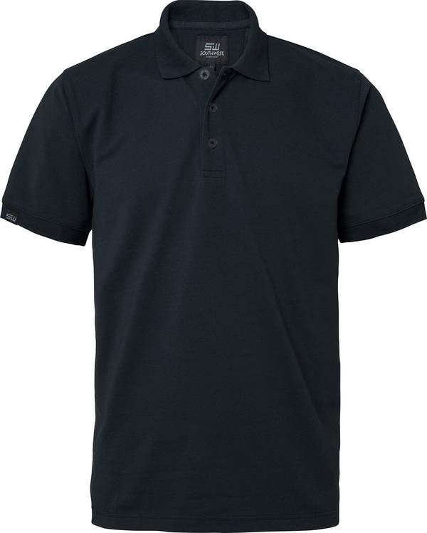 Weston solid Poloshirt, Herren, navy blau, XL