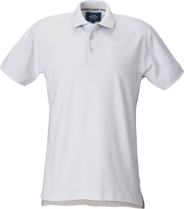 Morris solid Poloshirt, Herren, weiß, XL