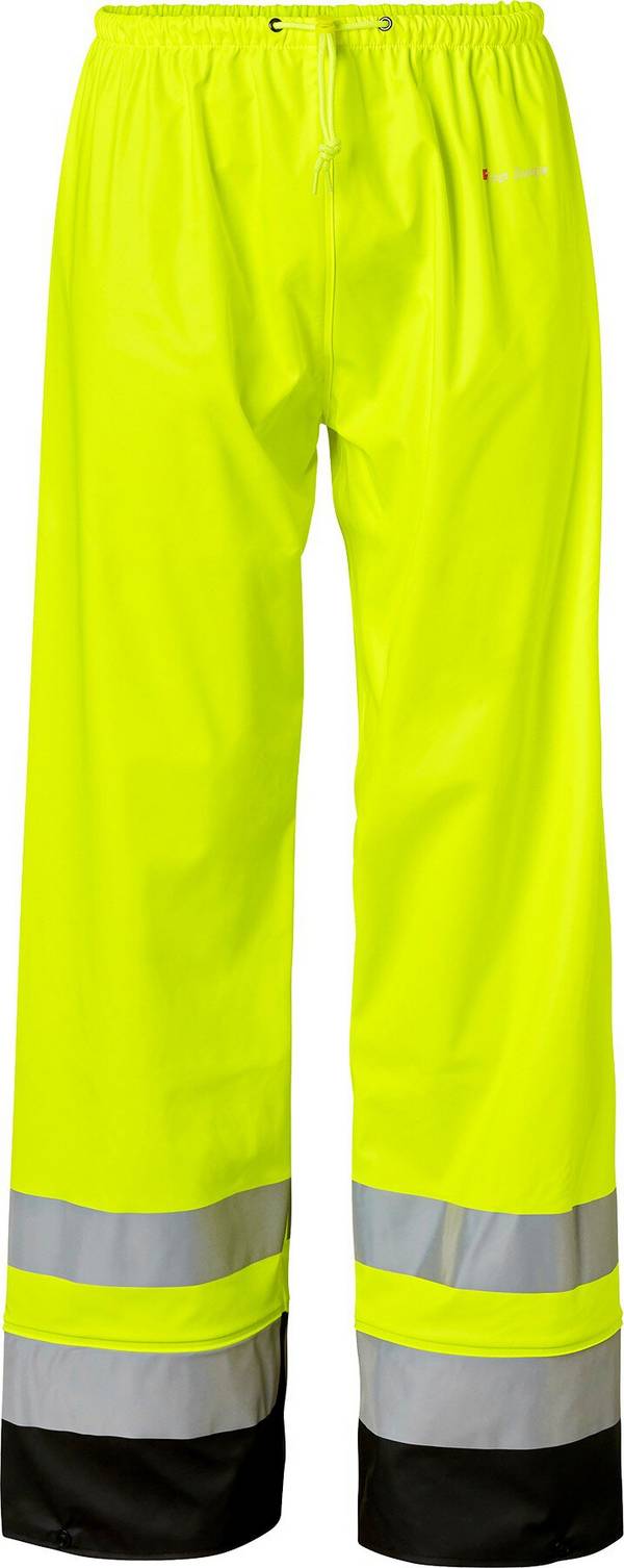 182 Lange Regenhose, Hohe Sichtbarkeit, Unisex, Fluoreszierendes gelb/schwarz, XS