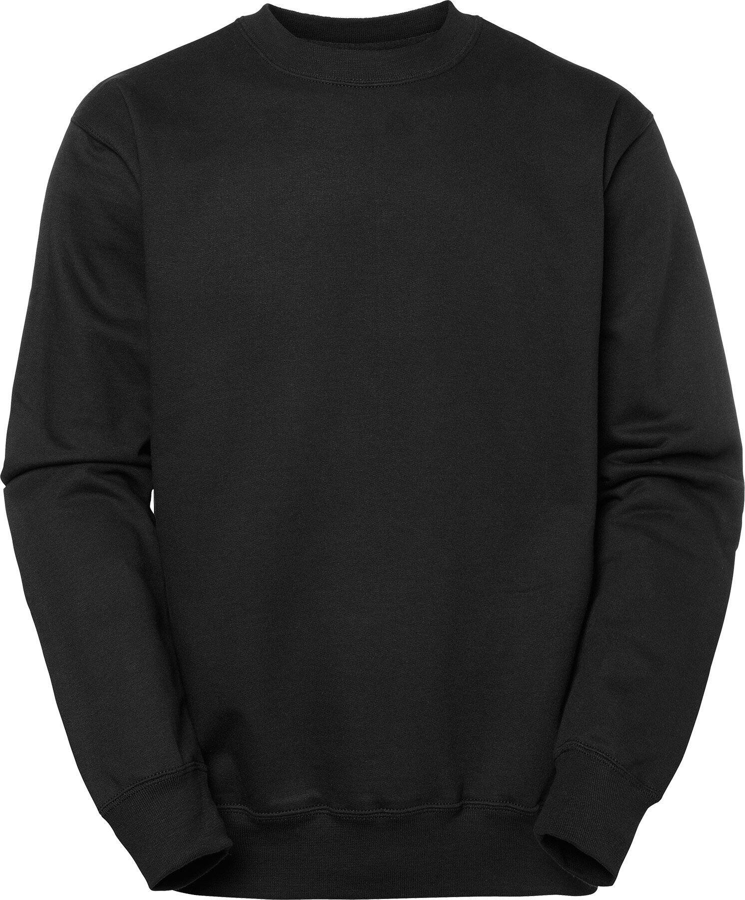 Basic Sweatshirt, Unisex, schwarz, S-0