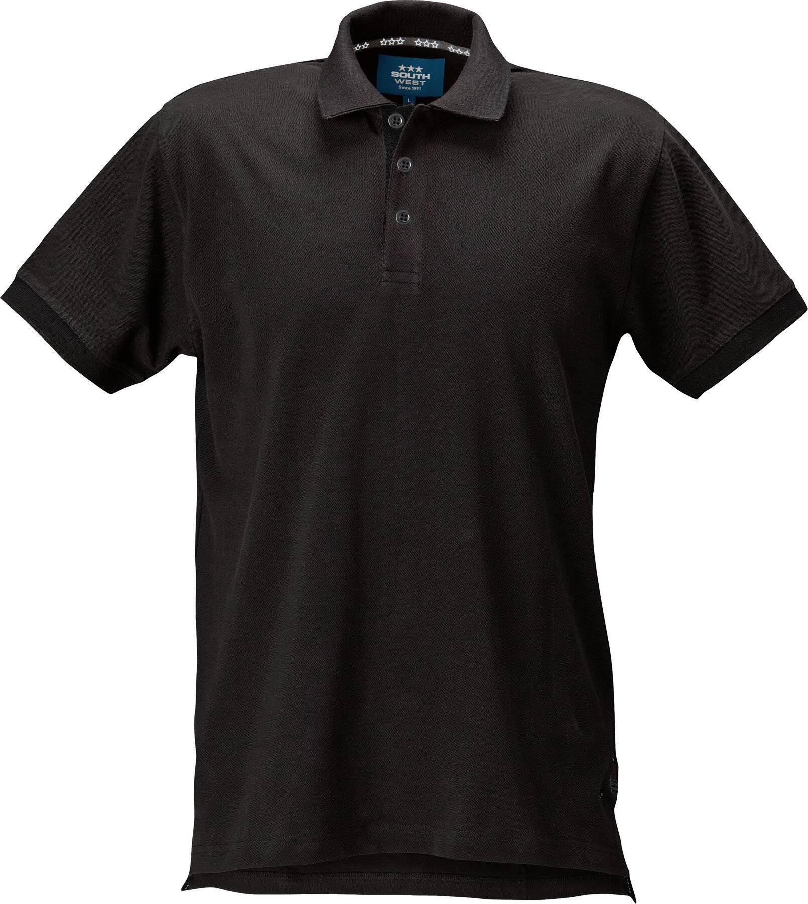 Morris solid Poloshirt, Herren, schwarz, M-0