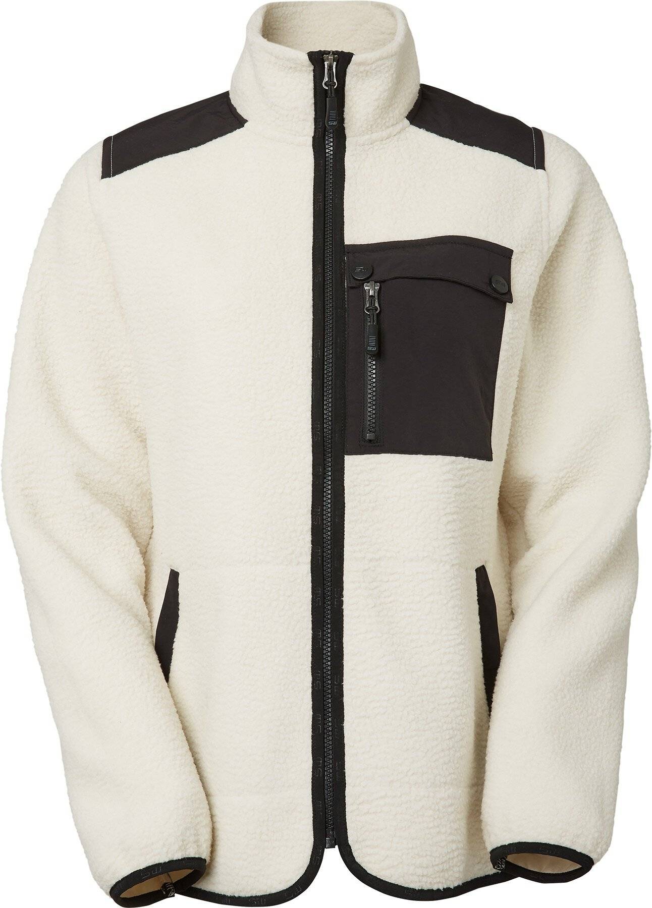 Polly Fleecejacke, Damen, wollweiß, XL-0