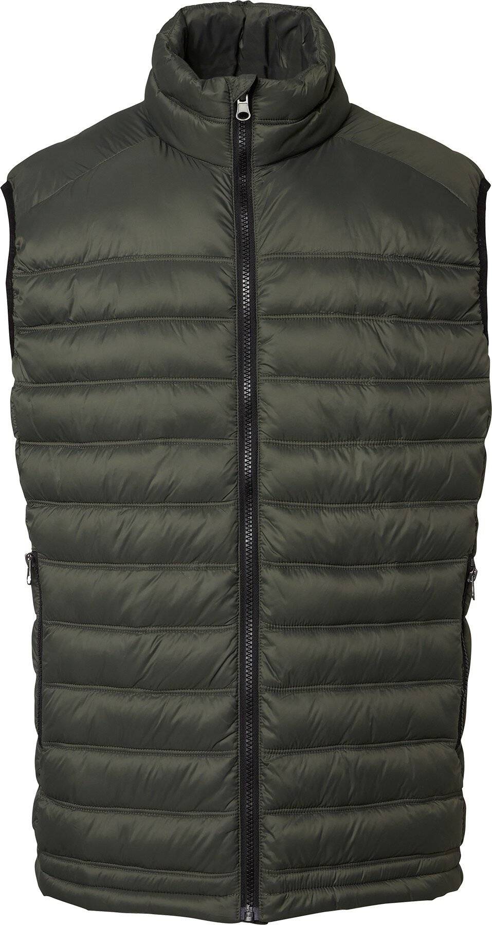 Alve Wattierte Weste, Herren, Olive, 3XL