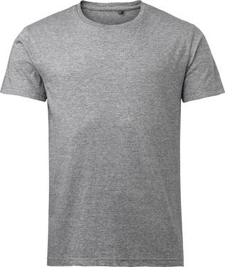 Basic T-shirt, Unisex, Medium graumeliert, 5XL