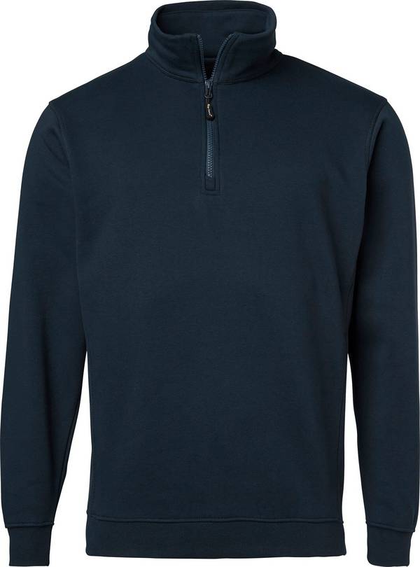 149 Half-Zip Sweatshirt, Unisex, navy blau, XL