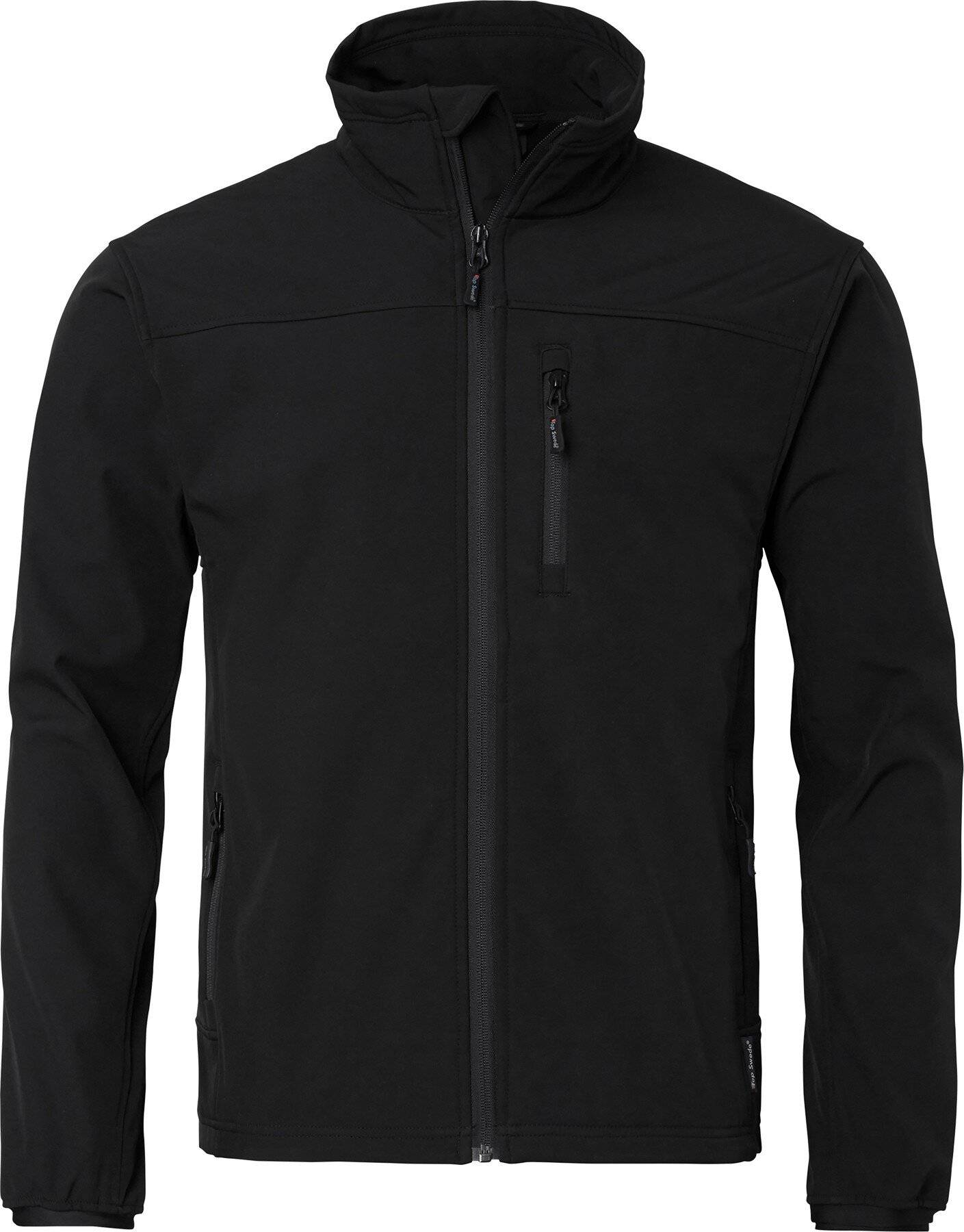 7621 Softshelljacke, Unisex, schwarz, M-0
