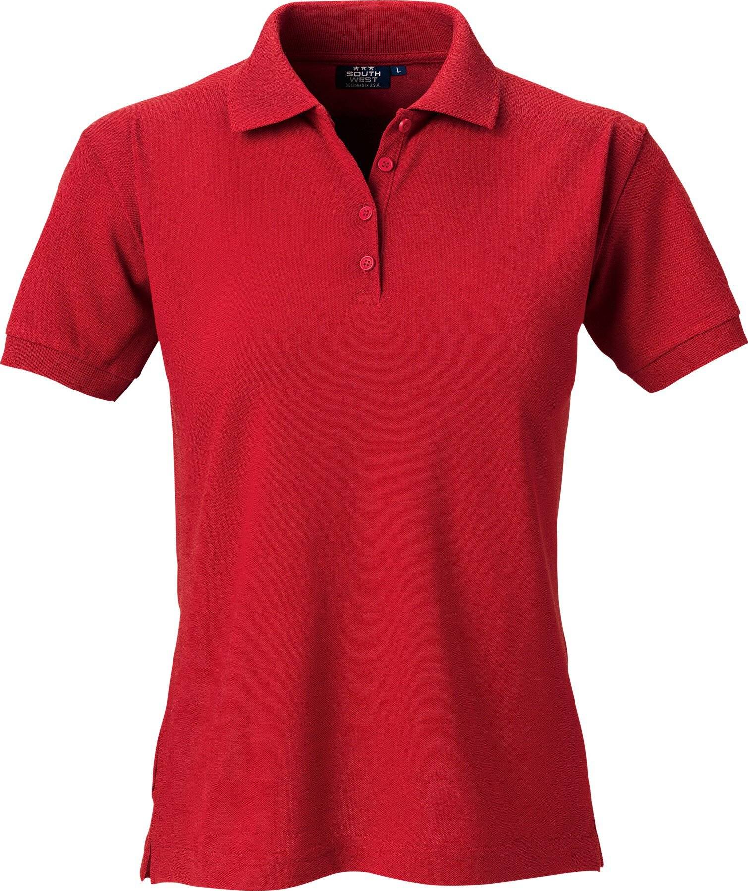 Coronita Poloshirt, Damen, rot, L-0