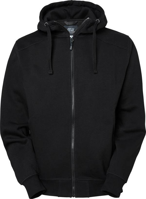 Franklin Full-Zip Sweatshirt, Herren, schwarz, 4XL