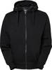 Franklin Full-Zip Sweatshirt, Herren, schwarz, 4XL