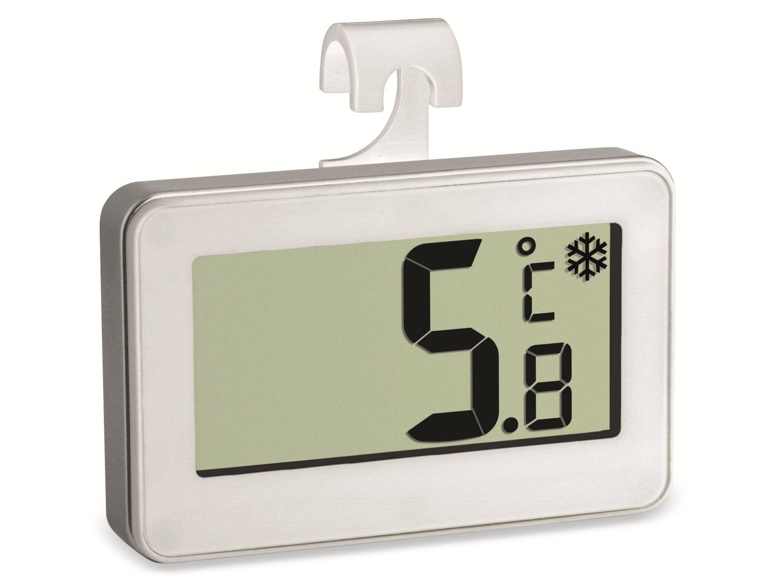 Symbolbild für Elektronisches Umgebungsthermometer, Indoor, Digital, Kunststoff, Rechteckig