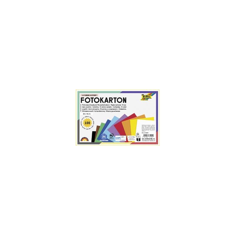 folia Fotokarton, (B)500 x (H)700 mm, 300 g/qm, sortiert-0