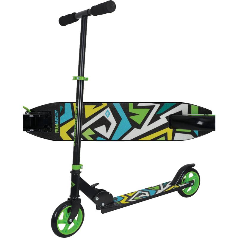 SCHILDKRÖT Junior-Tretroller City Scooter Runabout grün 98000691-0