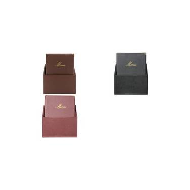 Securit Speisekarten-Mappe CLASSIC, A4, 20er Box, schwarz (70020131)