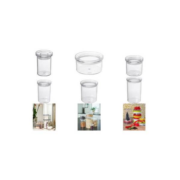 plast team Trockenvorratsdose Stockholm, 1,0 Liter, rund (63600386)