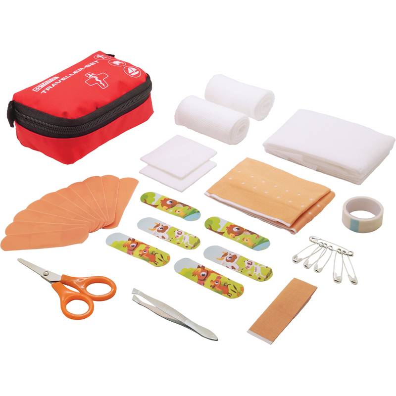 HARO Erste-Hilfe-Tasche Traveller-Set, 32-teilig, rot (53600069)-0