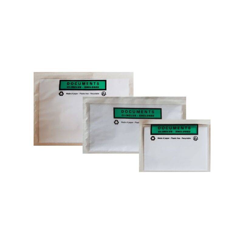 GPV Pochettes porte-documents en papier, (L)120 x (P)228 mm-0