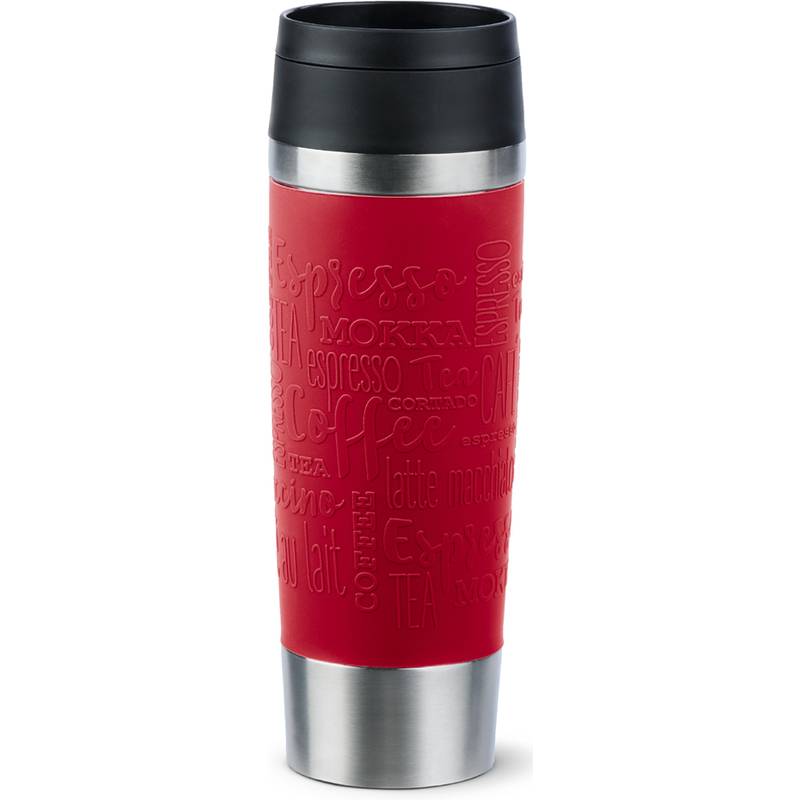 Emsa N20222 Travel Mug Classic Isolierbecher 0,5 Liter , neuer Komfort-Schraubverschluss-0