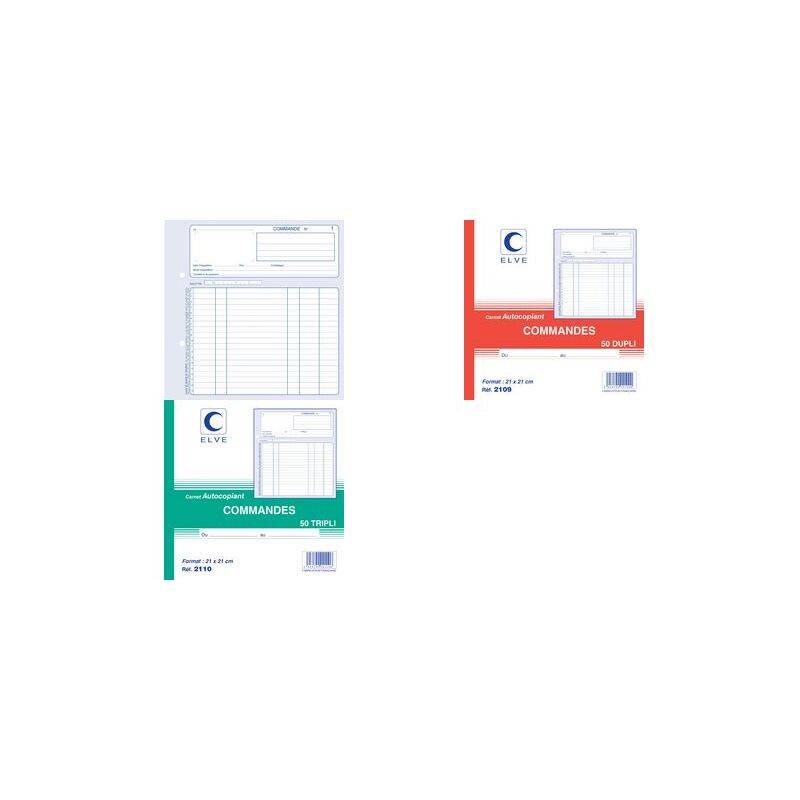 ELVE Manifold "Commandes", 210 x 210 mm, dupli