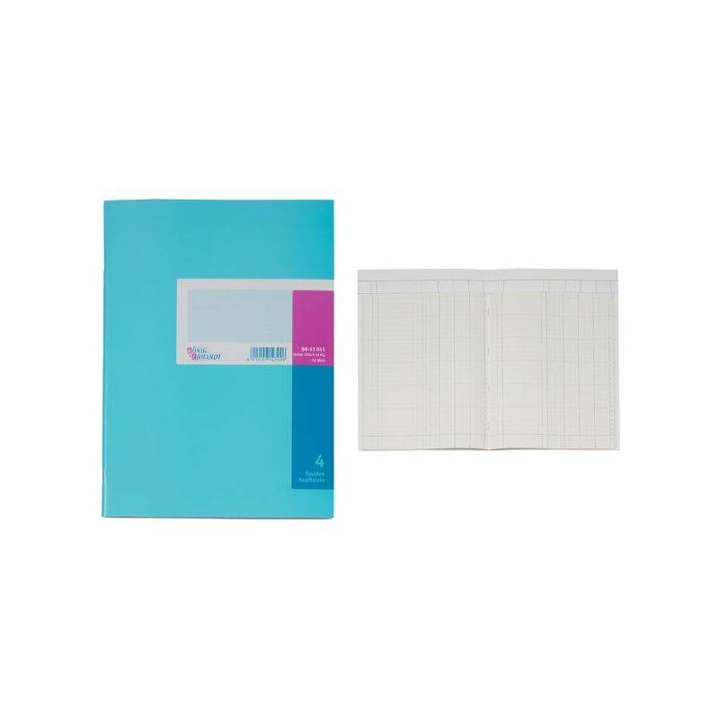 Spaltenbuch A4 Karton fester Kopf 1 Spalte 40 Blatt-0