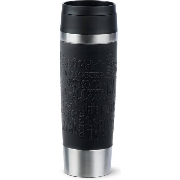 Emsa N20220 Travel Mug Classic Isolierbecher 0,5 Liter , neuer Komfort-Schraubverschluss
