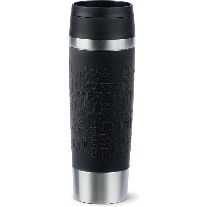 Emsa N20220 Travel Mug Classic Isolierbecher 0,5 Liter , neuer Komfort-Schraubverschluss-0