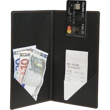 Securit Rechnungsmappe TRENDY, schwarz