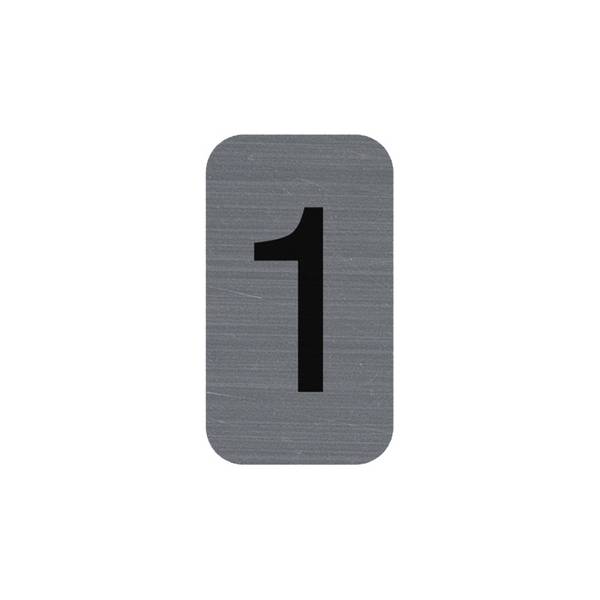 EXACOMPTA Selbstklebeschild Zahl "1", 25 x 44 mm (8702947)