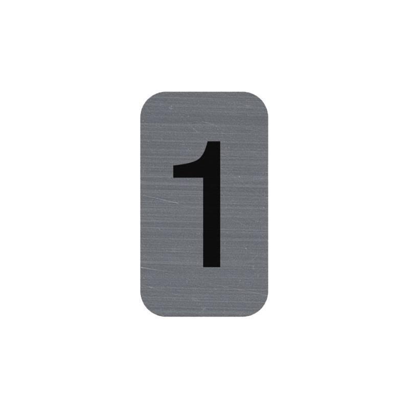 EXACOMPTA Selbstklebeschild Zahl "1", 25 x 44 mm (8702947)-0