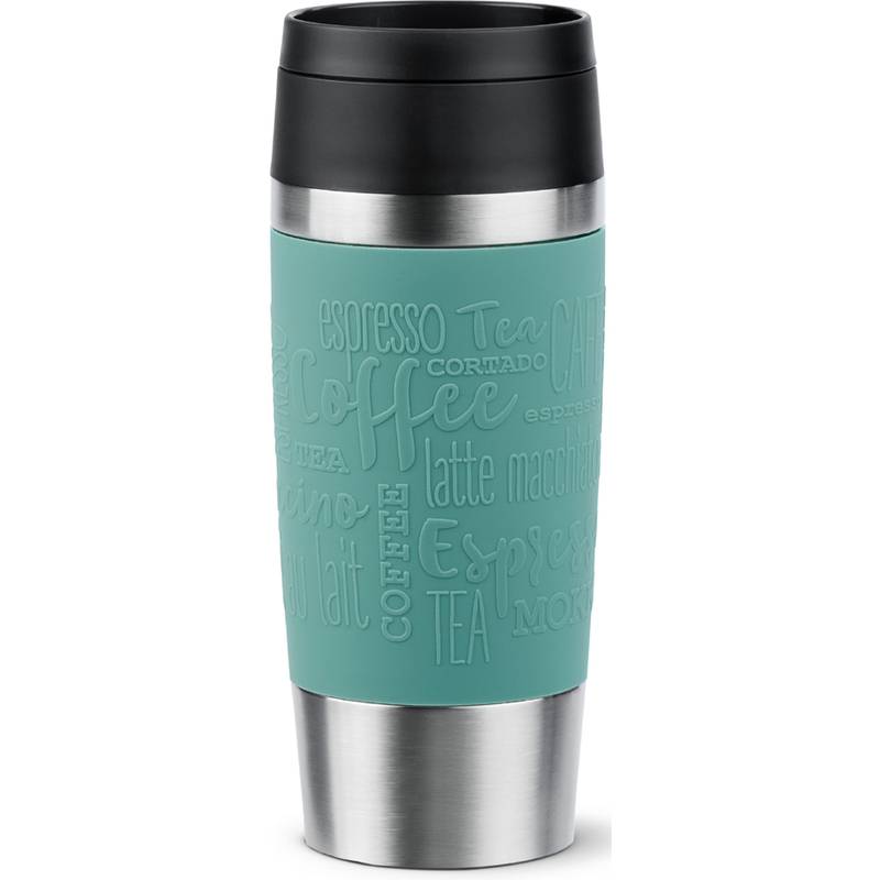 Emsa N20210 Travel Mug Classic Isolierbecher 0,36 Liter, neuer Komfort-Schraubverschluss