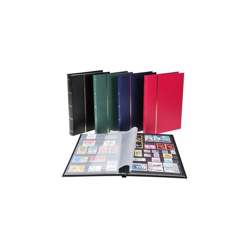 Briefmarkenalbum 22,5x30,5cm 48 Seiten bordeaux