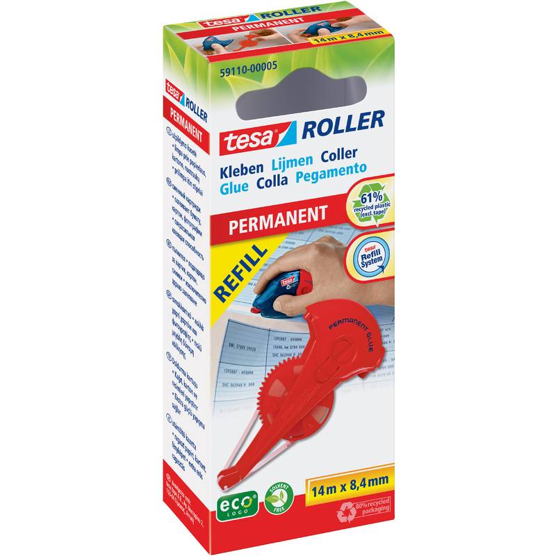 tesa Refill-Klebekassette PERMANENT GLUE, 8,4 mm x 14 m-0