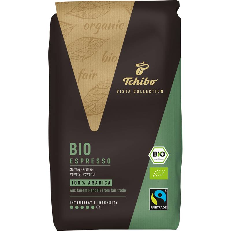 Tchibo Kaffee "Vista Bio Espresso", ganze Bohne-0