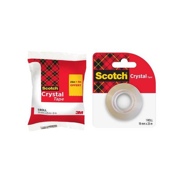 Scotch Klebefilm Crystal, transparent, Vorteilspack