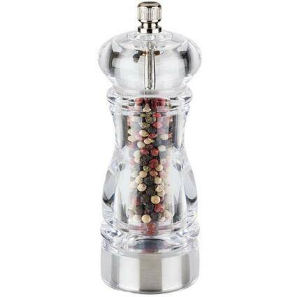 Pfeffermühle PROFESSIONAL transparent Gehäuse aus Acryl Mahlwerk Carbonstahl-0