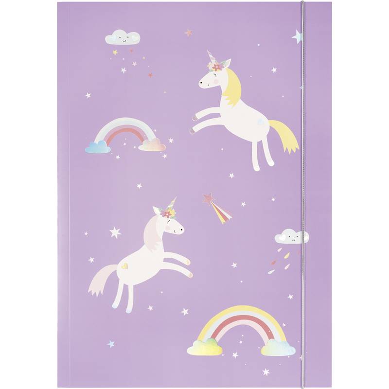 folia Zeichnungsmappe HOTFOIL "Magic Unicorns", Karton, A3-0