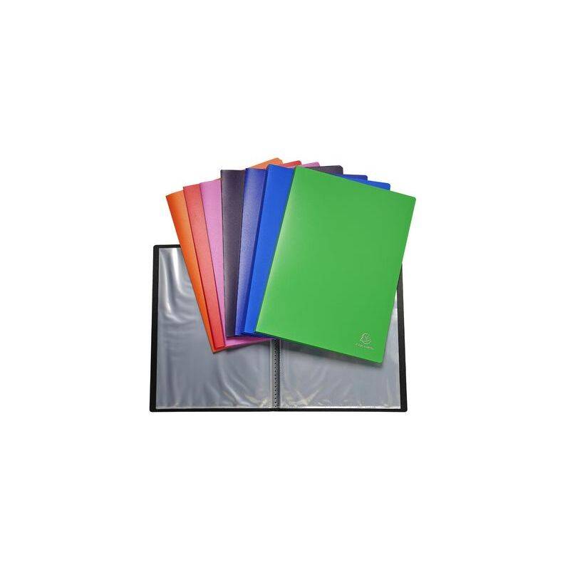 EXACOMPTA Sichtbuch, DIN A4, PP, 60 Hüllen, violett-0