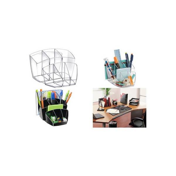 CEP OFFICE SOLUTION - Mineral Schreibtisch-Organizer 14.3 x 15.8 9.3 cm schwarz