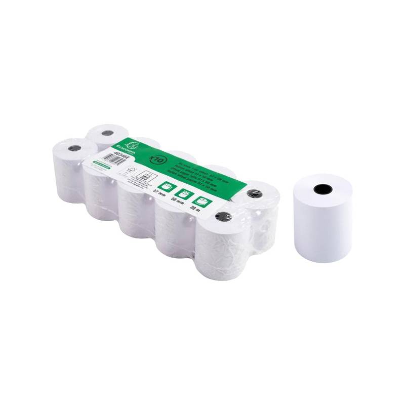 EXACOMPTA Kassenrollen, 57 mm x 20 m x 12 mm, extra weiß-0