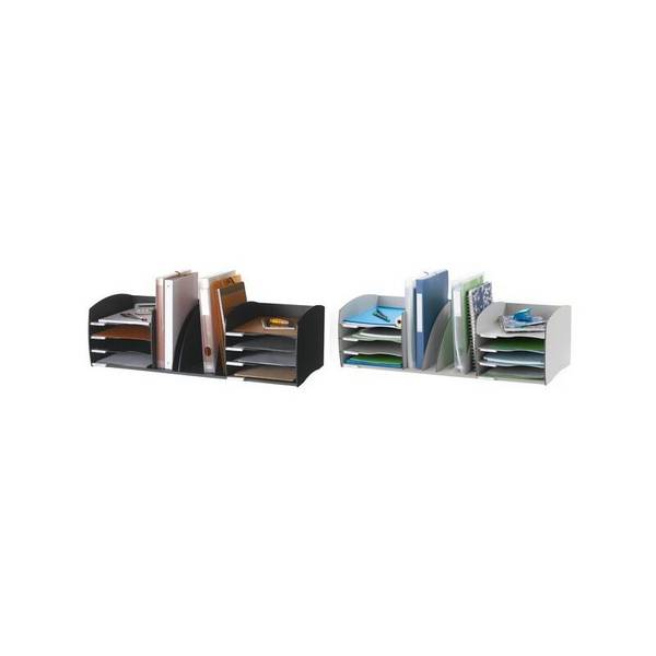 PAPERFLOW Ablagesystem XL, 8 Fächer, schwarz