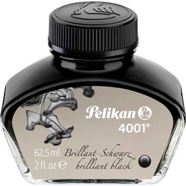 Pelikan Tinte 4001 76W Brill-Schw. 62,5ml