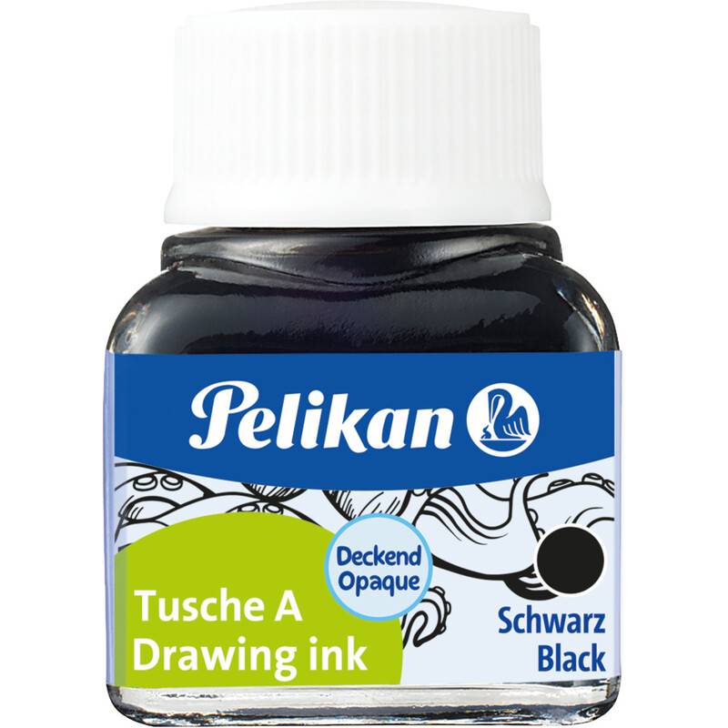 Pelikan Tusche A, Inhalt: 10 ml im Glas, schwarz (17)