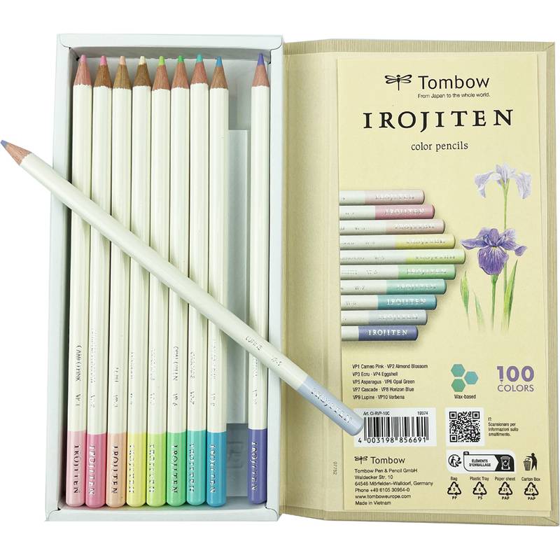 Tombow Buntstift IROJITEN "Volumen 8", 10er Set-0