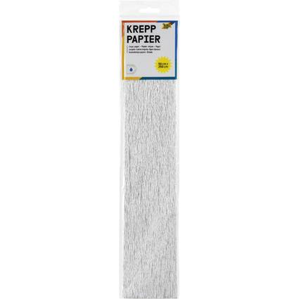 folia Krepppapier-Lagen, (B)500 mm x (L)2,5 m, silber