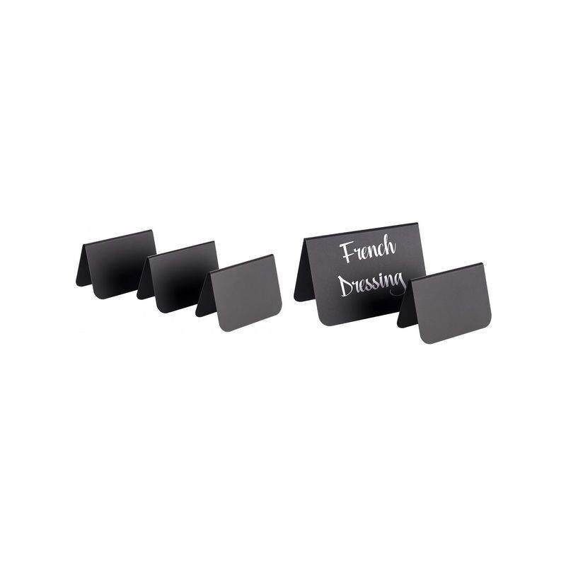 APS Tischaufsteller, 75 x 35 x 50 mm, schwarz, 10er Set