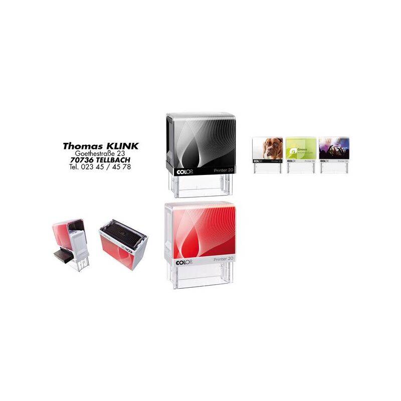 COLOP Textstempel Printer 20, 4-zeilig, mit Gutschein