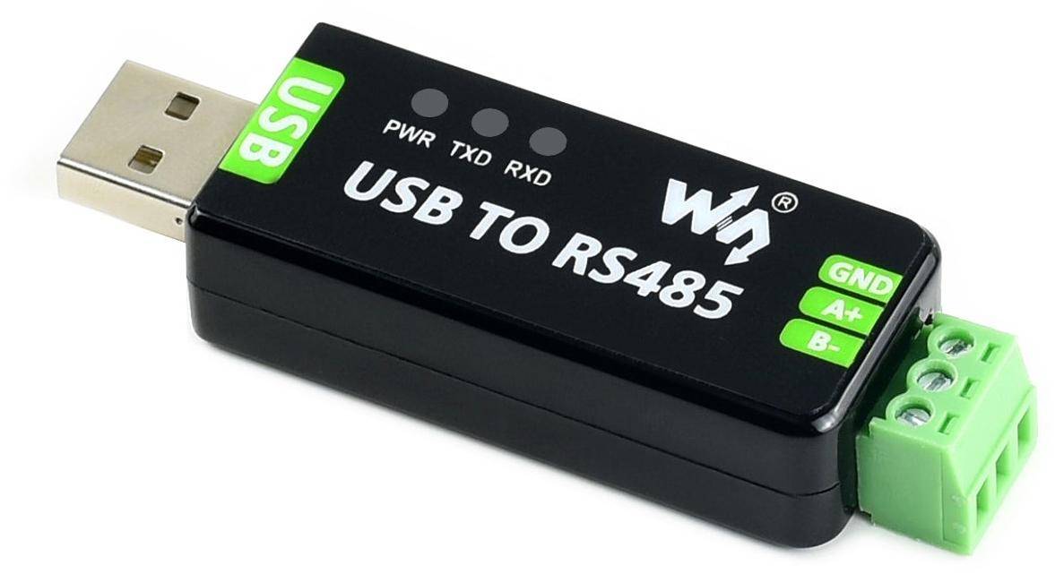 Waveshare Industrieller USB-RS485-Konverter, Blitzschutz, ESD-Sicher, bidirektional, FT232RL-2