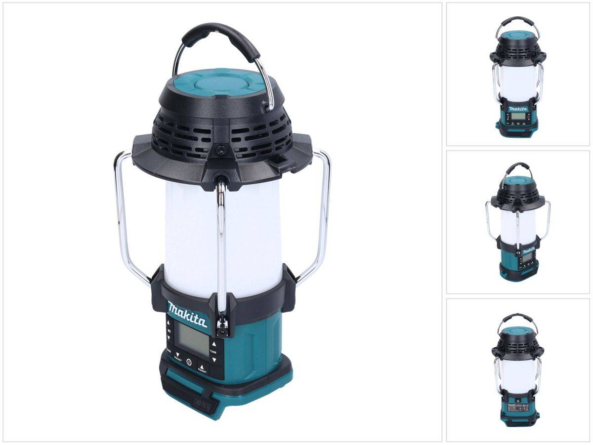 Makita DMR 055 Akku Radio 18 V FM mit Laterne 360° Taschenlampe Solo - ohne Akku, ohne Ladegerät-0